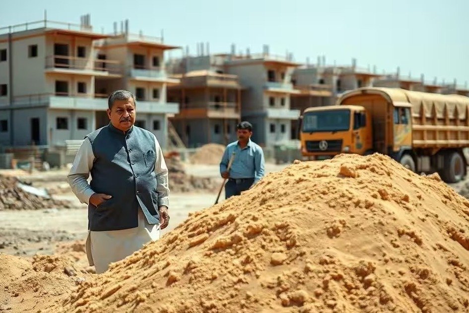 Free sand for PM Awas Yojana beneficiaries (Image Source: Social Media)