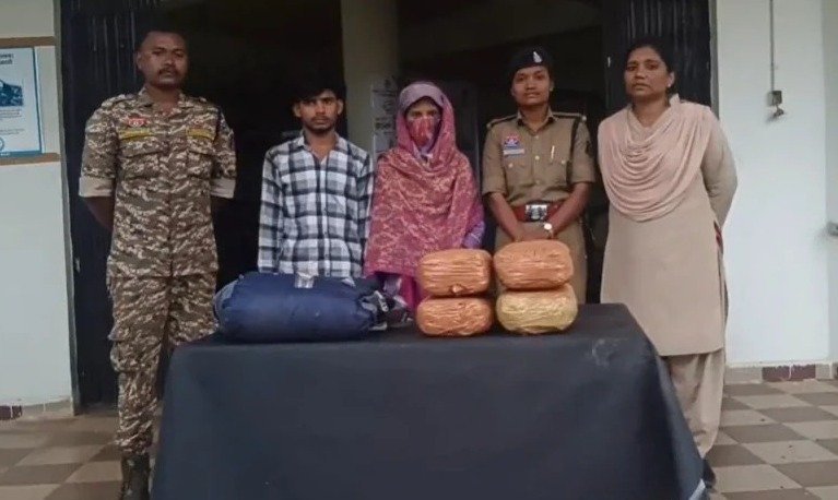 Bastar Police Arrest Cannabis Smugglers(Image Source: social media)