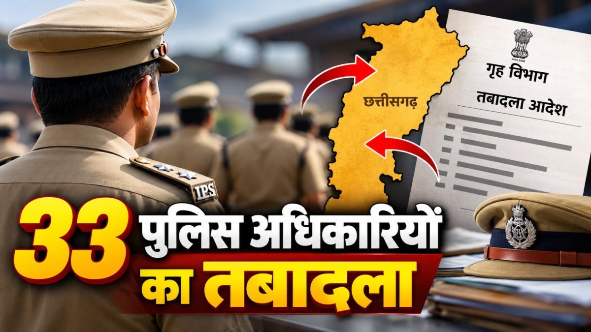 Transfer of 33 ASP and DSP officers (Image Source: AI Photo)