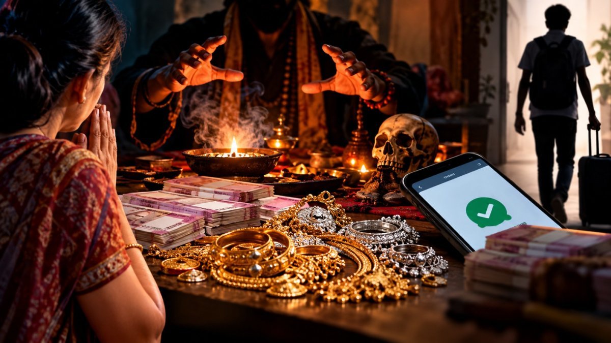 Fraud of one crore rupees in the name of occult rituals (Image Source: AI Photo)