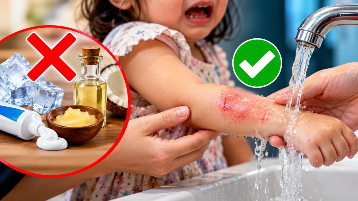 Baby Skin Burn Remedies (Image Source: AI Generated)