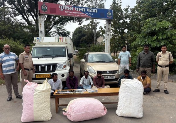 Mahasamund News: 88 किलो गांजा के साथ महाराष्ट्र के 6 अंतरराज्यीय तस्कर गिरफ्तार, 53.73 लाख की संपत्ति जब्त