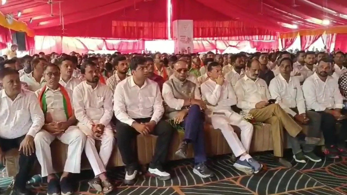 Ajay Chandrakar at Dhamtari BJP Rally (Image Source: social media)